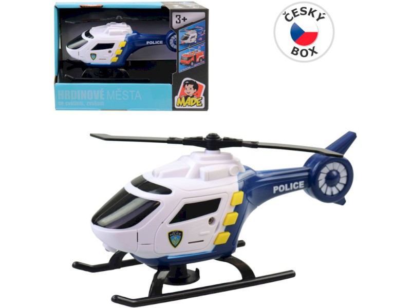 Vrtulník, na baterie, světlo, zvuk