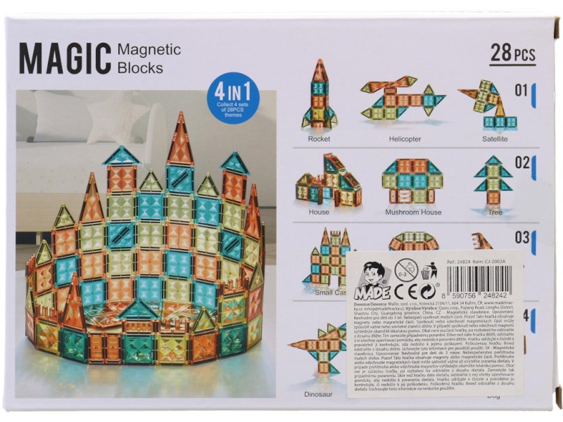 Magnetická stavebnice pro děti Magnetická stavebnice pro děti