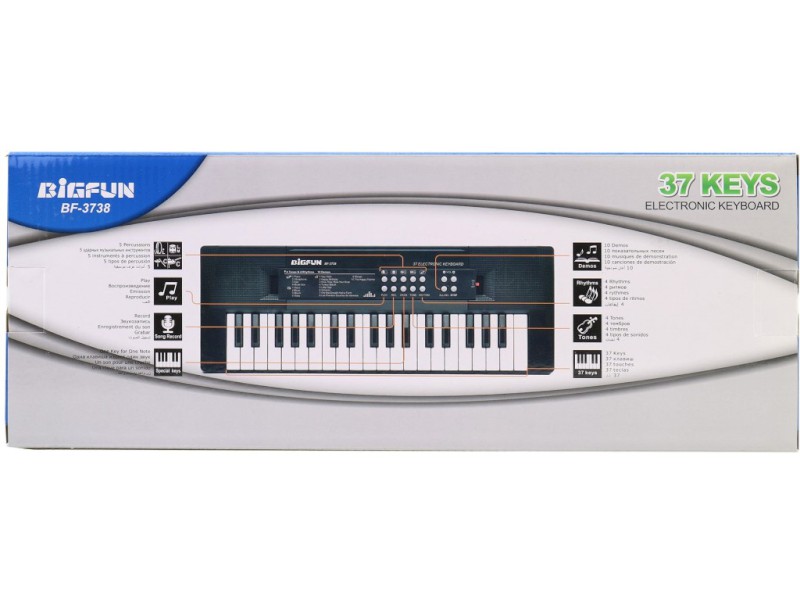 Elektronické piáno na baterie