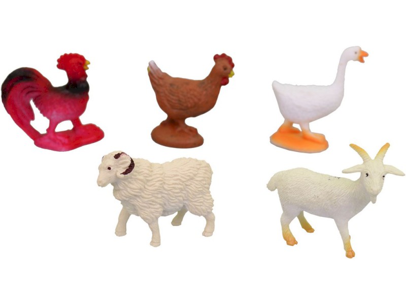 15101 - Zvířátka domácí, 5,5 x 4,5 cm