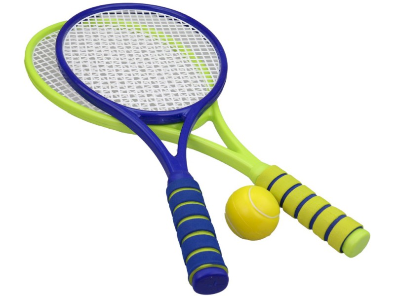 Rakety s míčkem a badmintonovým košíčkem, 56,5 cm