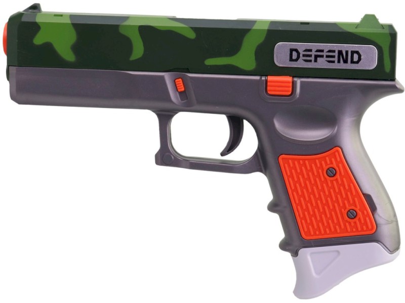 Pistole se softovými náboji, 8 ks, 18,5 x 3 x 13 cm