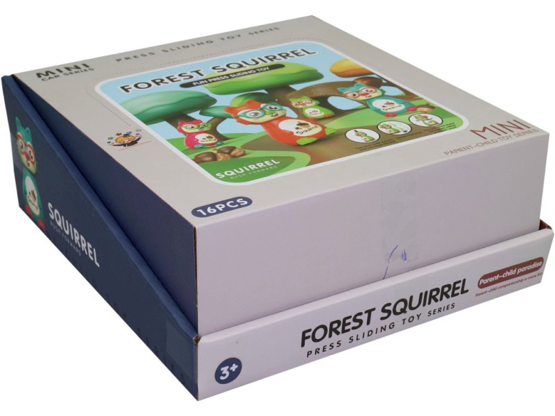 Veverka na stisknutí, 10 cm