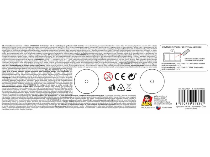 Auto popeláři s bateriemi