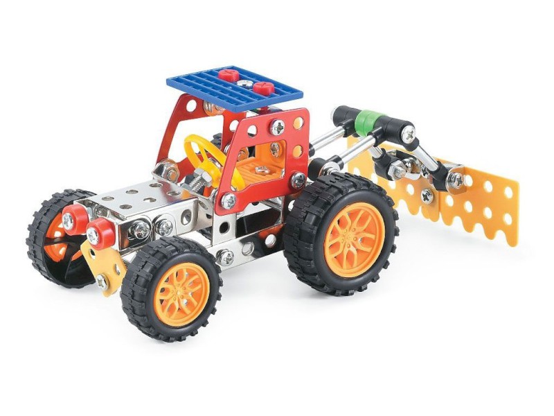 Made Malý mechanik traktor s příslušenstvím 161 ks