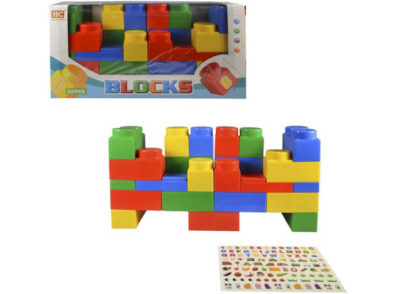 98330 - MaDe Kostky 32 ks barevné