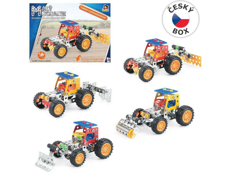 90789 - Malý mechanik-Traktor s nástrojem 4 druhy