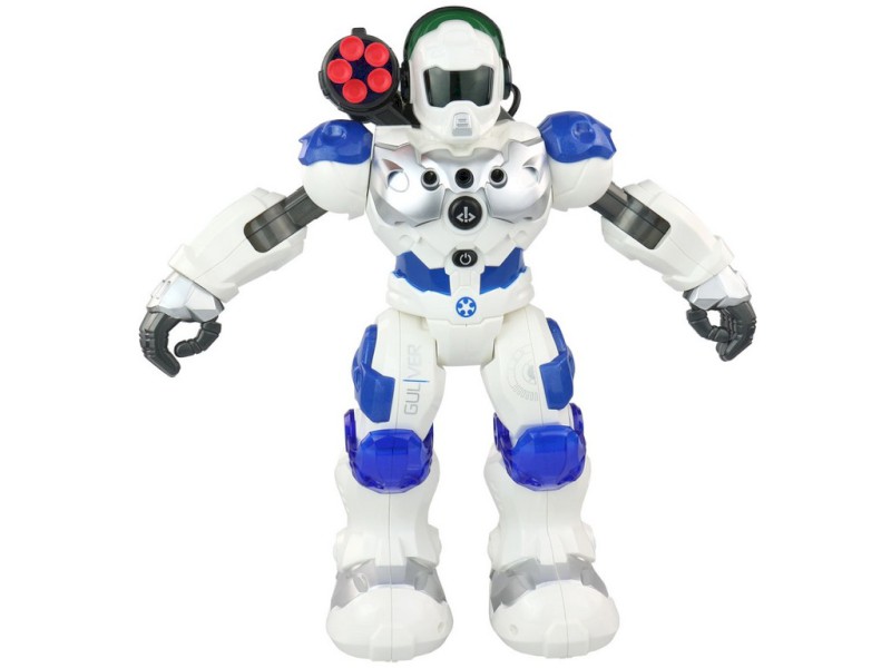 01788 - MaDe Robot policejní Guliver, 22 funkcí, modrá