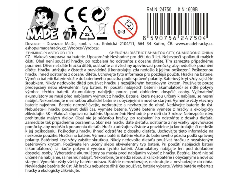 Vlaková souprava na baterie