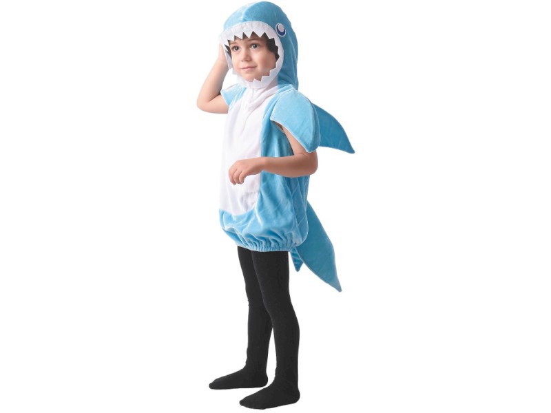 09728 - Šaty na karneval - žralok, 92- 104 cm