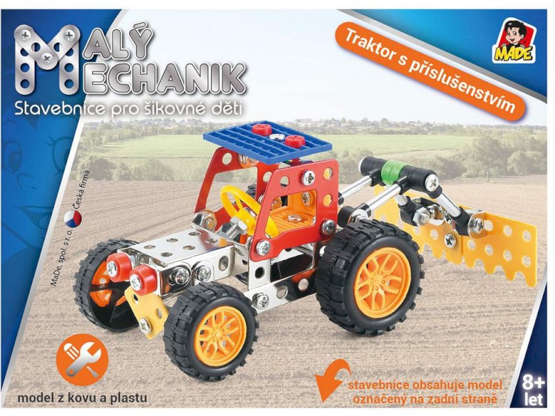 90789 - Malý mechanik-Traktor s nástrojem 4 druhy