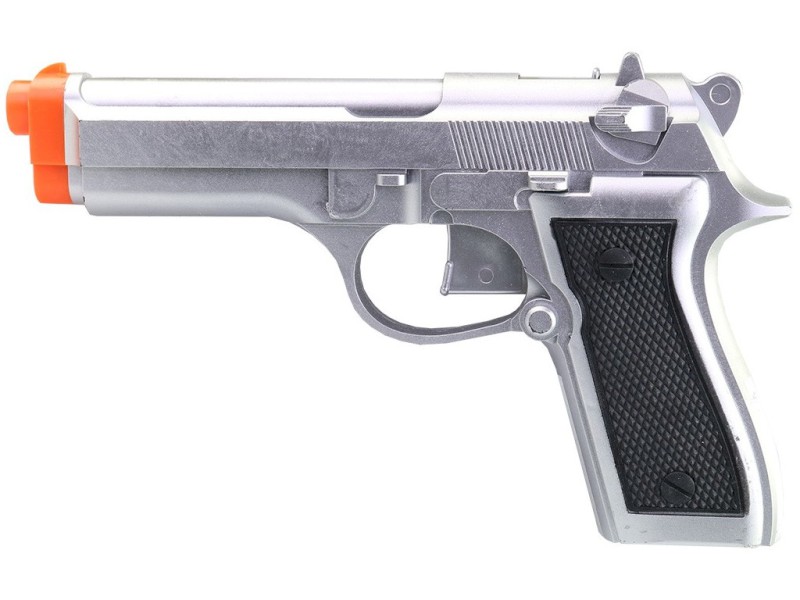 70386 - Pistole na kuličky na kartě na pružinu 21 cm