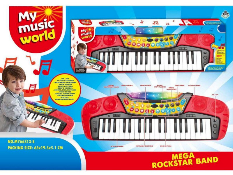 07990 - Piáno elektronické 37 kláves, 17x53x5cm