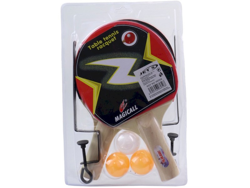 96959 - MaDe Sestava pingpongových raket s 3 míčky a síťkou