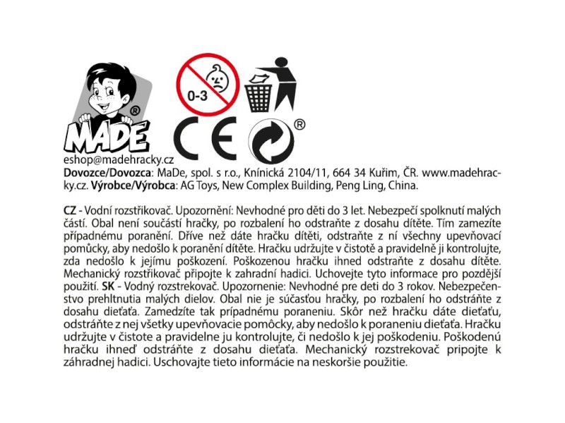 Vodní rozprašovač