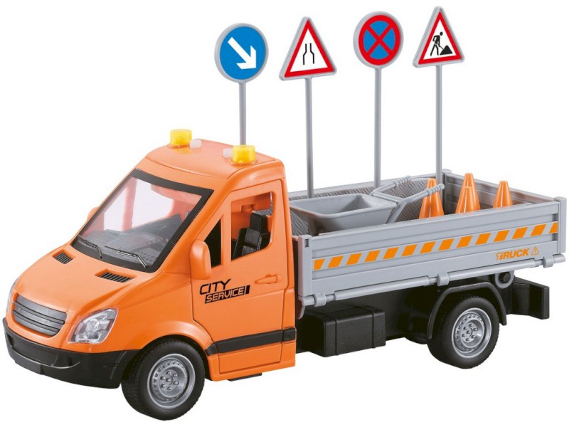 12409 - Auto dopravního značení na setrvačník, 24 cm