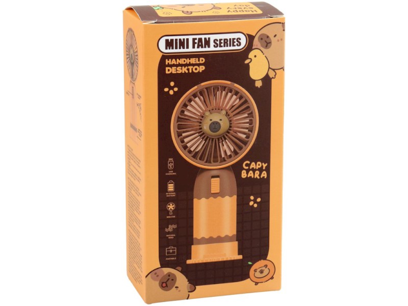 Větráček kapybara, na baterie