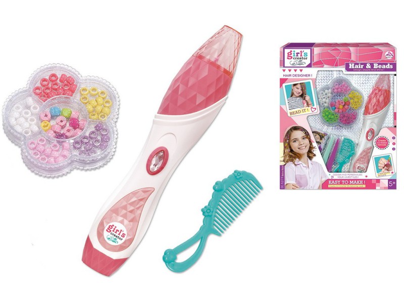 16101 - Souprava k zaplétání korálků do vlasů, 28,5 x 5,2 x 33,8 cm