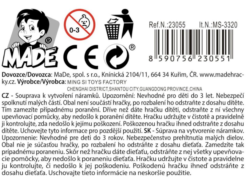 Souprava na výrobu náramku