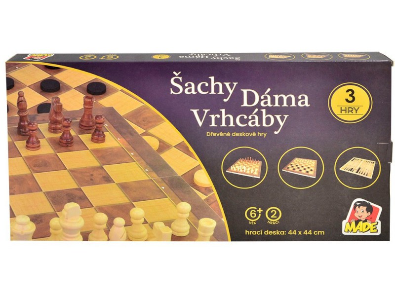03967 - Šachy 44 x 44 cm