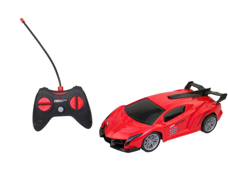 16651 - Auto na dálkové ovládání, kouř, světlo, 3 barvy