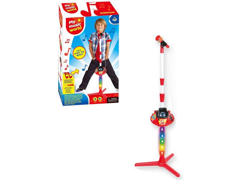 07993 - Mikrofon na baterie, s příslušenstvím (MP3, IPAD, přehrávač), 39 x 25 x 9 cm