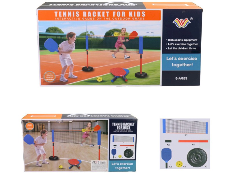 Pálky, míček a síť