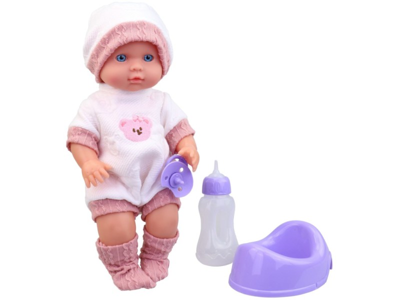 Panenka s lahvičkou a nočníkem, 30 cm