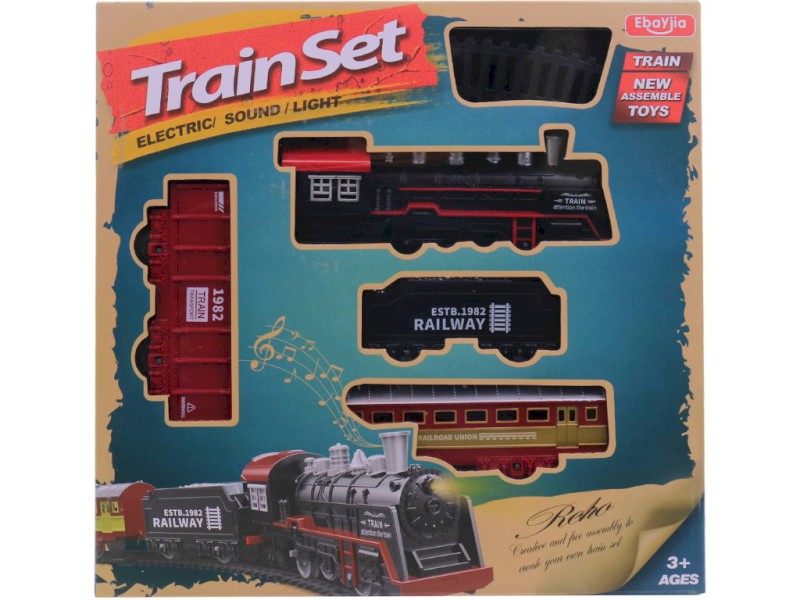 Vlaková souprava, na baterie, 25 x 25 cm