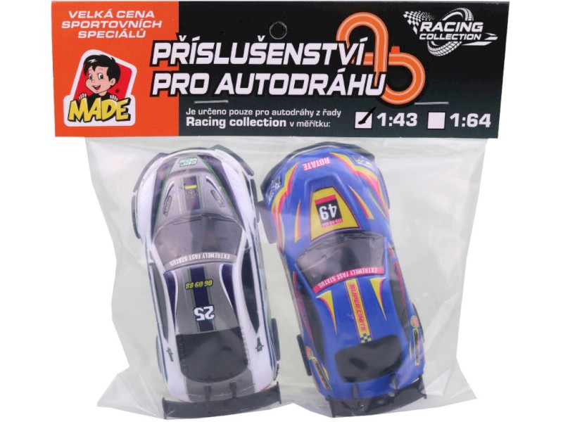 21567 - Autodráha náhradní autíčka, 2 ks 1:43