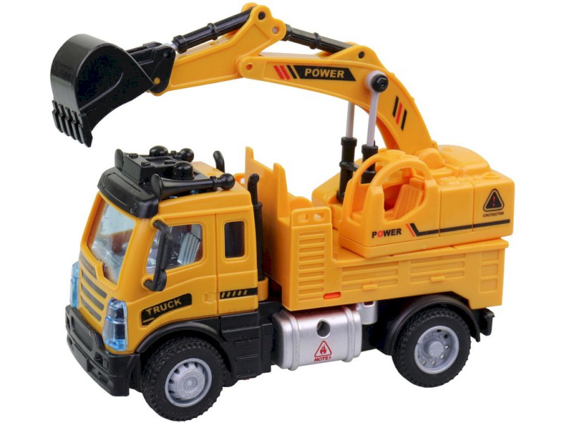 08445 - Bagr na dálkové ovládání, 4 kanál, 13,5 x 6 x 19,5 cm