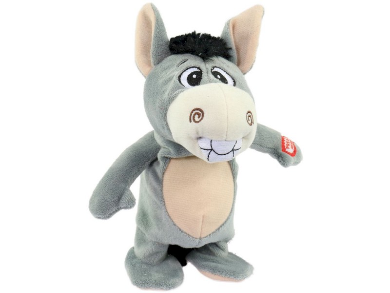 04260 - Oslík opakující a chodící 22 cm