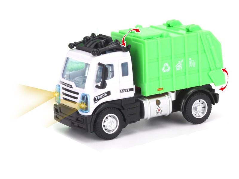 08449 - Auto popelářské na dálkové ovládání, 12 x 7 x 6 cm