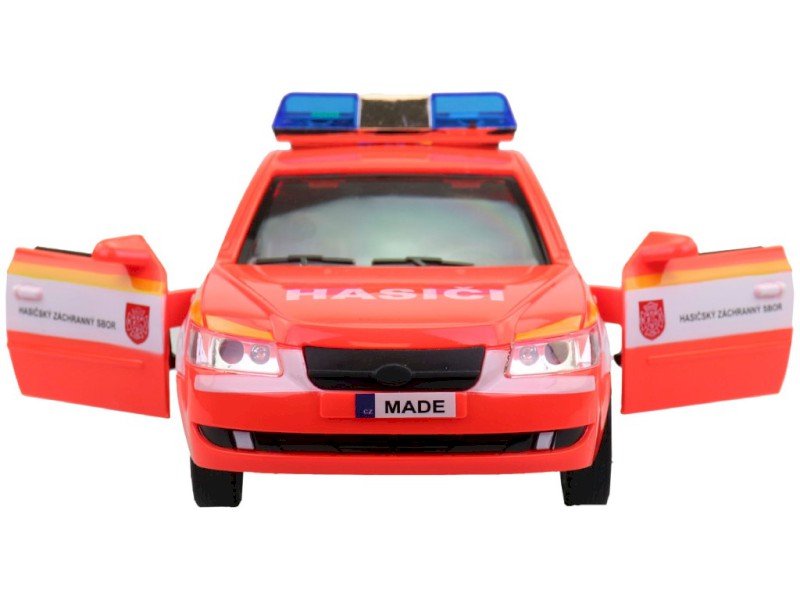 Hasičské osobní auto s českým hlasem, CZ box