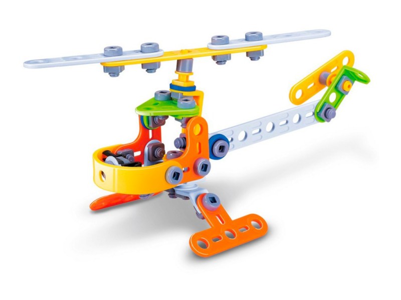 Malý Mechanik Junior, vrtulník, 73 dílů, 30 x 18 cm