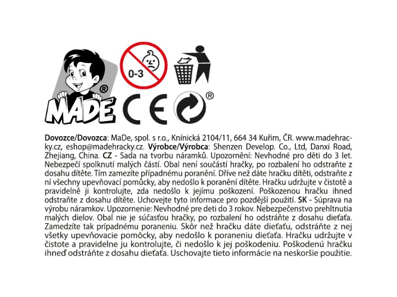 20151 - Sestava gumiček s nástrojem 1400 ks
