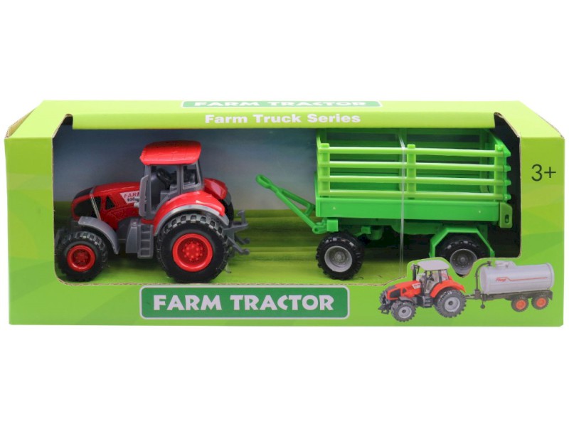 Traktor s přívěsem, 21 cm