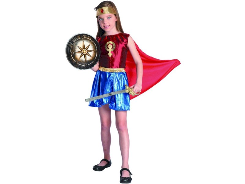 09343 - Šaty na karneval - hrdinka, 120 - 130 cm