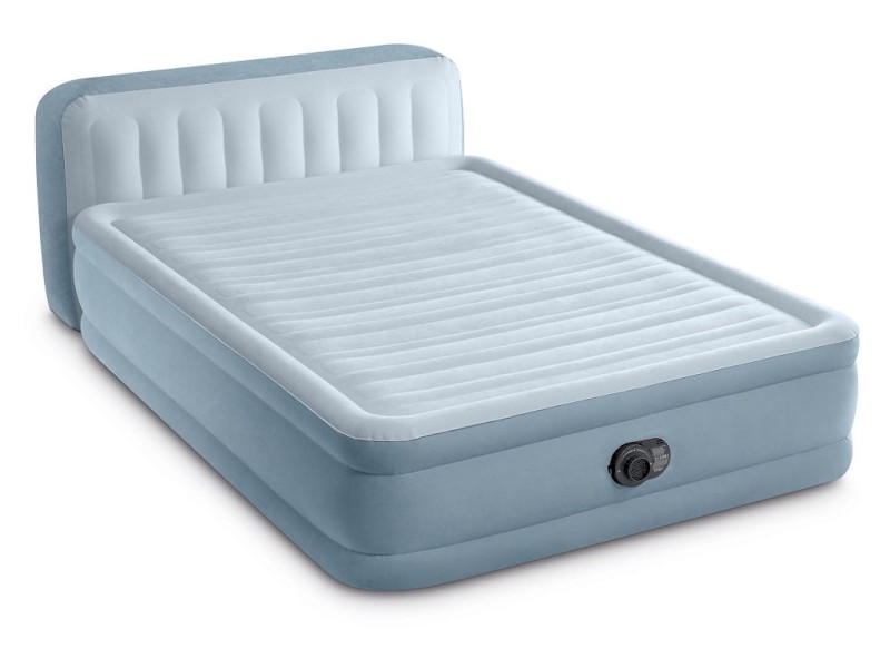 QUEEN PLUSH HEADBOARD AIRBED W/FIBER-TECH RP