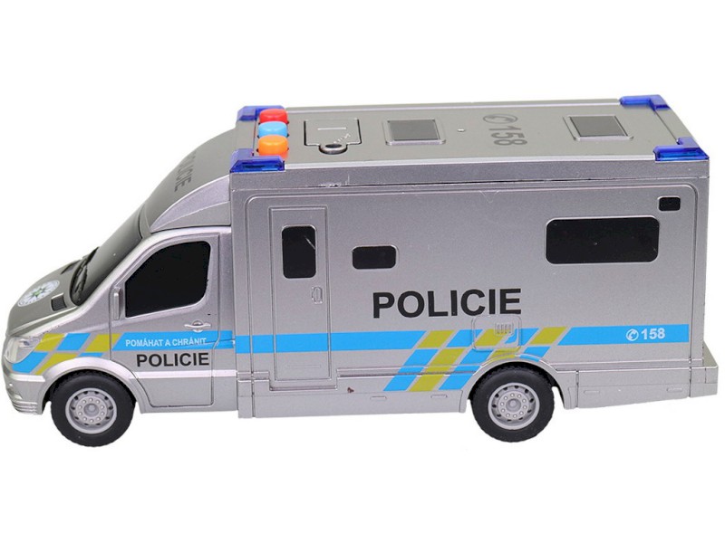 10709 - Auto policejní 19,5 cm, světlo, zvuk, na baterie