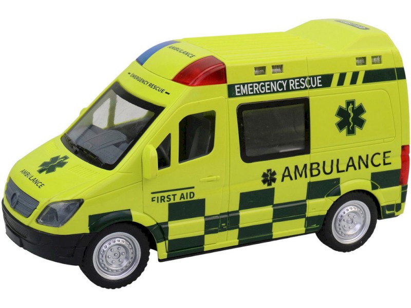 15836 - Ambulance na ovládání, 22 x 12,5 x 8,5 cm