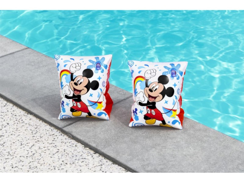 BW91002 - Nafukovací rukávky Mickey, 23 cm x 15 cm