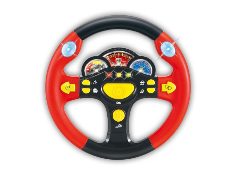 MaDe zvukový volant červená česky mluvící