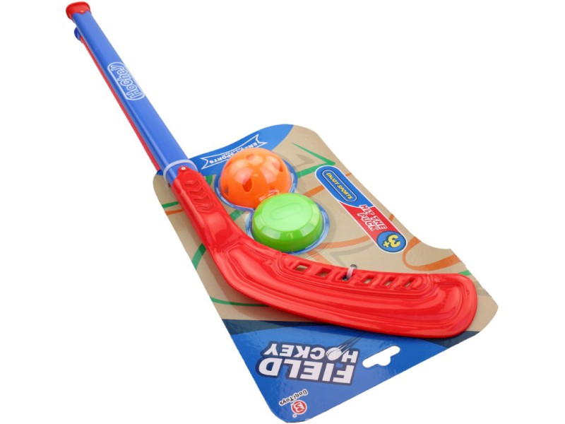 Hokejka s míčkem a pukem, 67 cm