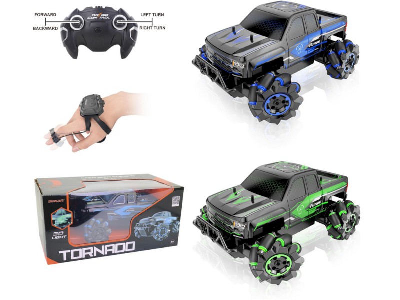 16694 - Auto na ovládání, pohybem ruky, světlo, dvě barvy 25 cm