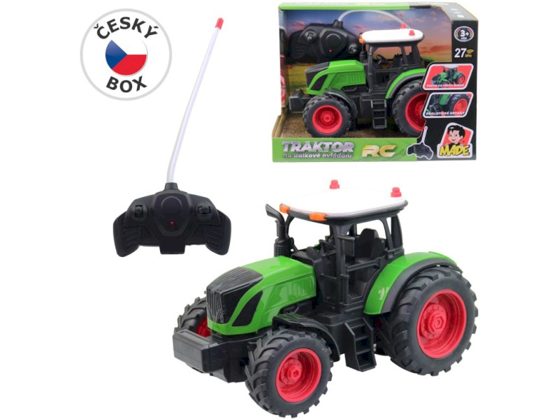 Farmářský traktor na dálkové ovládání, 22 cm