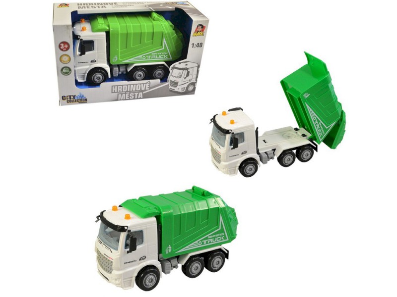 08124 - Auto popelářské na setrvačník, 16 cm