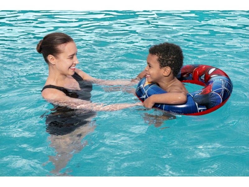 BW98003 - Bestway Nafukovací kruh Spider-Man, 56 cm