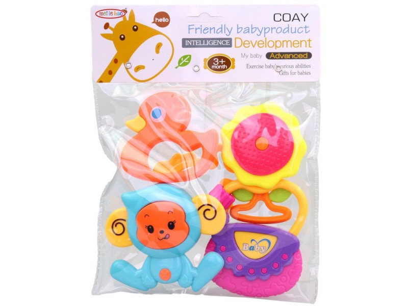 18141 - Chrastítka, 5 ks, 8,5 x 10 cm