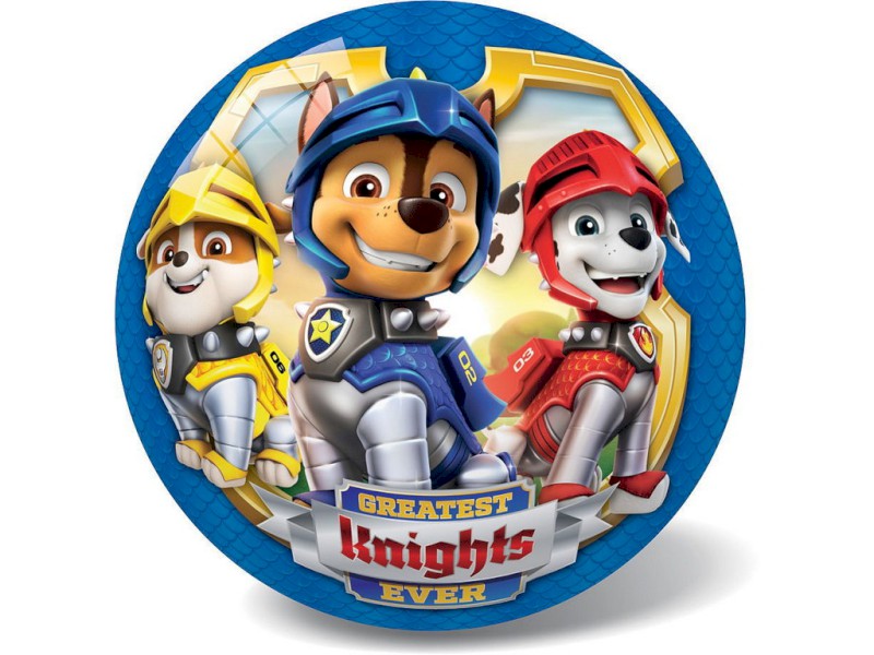 20205 - Míč Paw Patrol - Rescue knights, 14 cm 20205 - Míč Paw Patrol - Rescue knights, 14 cm